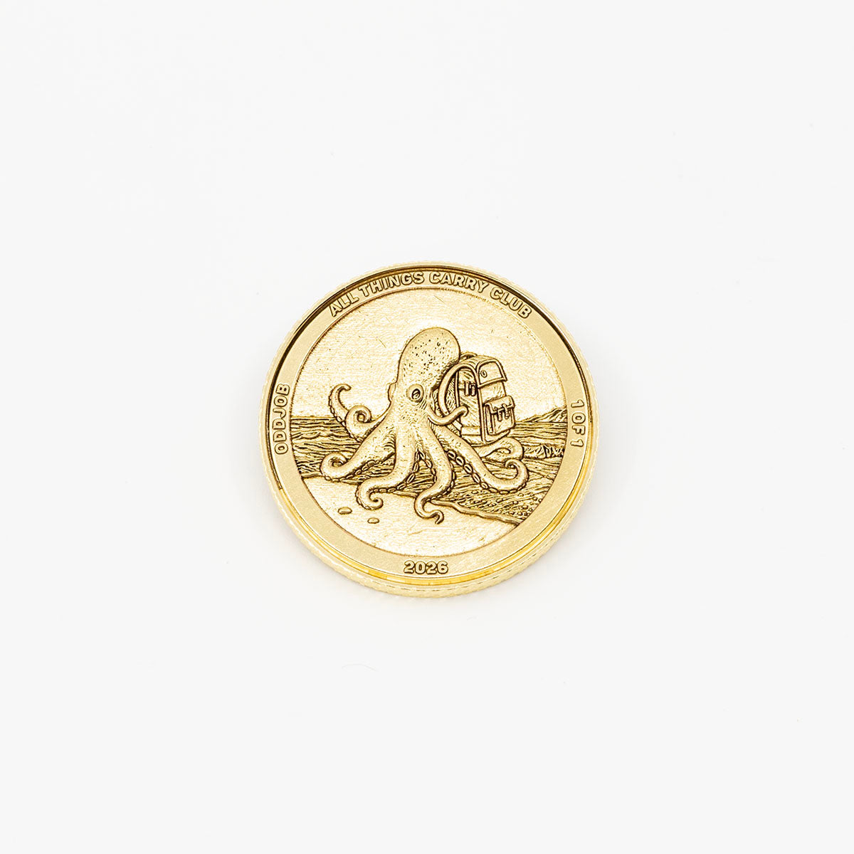 All Things Carry Club Octopus Auction Coin