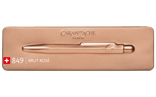 Ballpoint Pen 849™ Premium Brut Rose with Slimpack