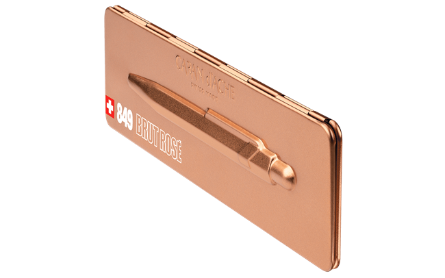 Ballpoint Pen 849™ Premium Brut Rose with Slimpack