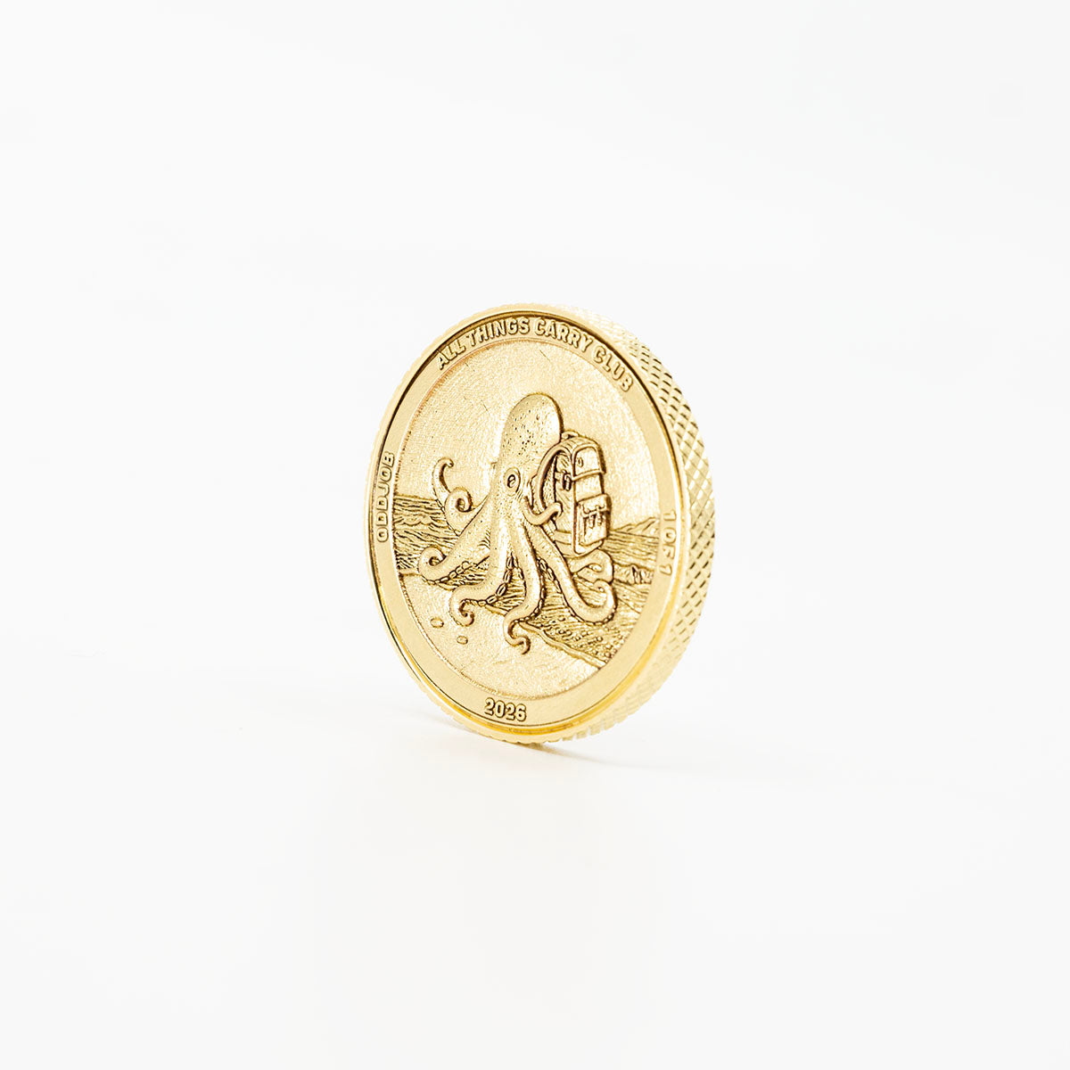 All Things Carry Club Octopus Auction Coin