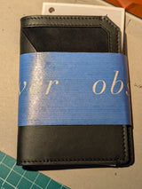 Observer Collection Papa Passport Wallet in Black