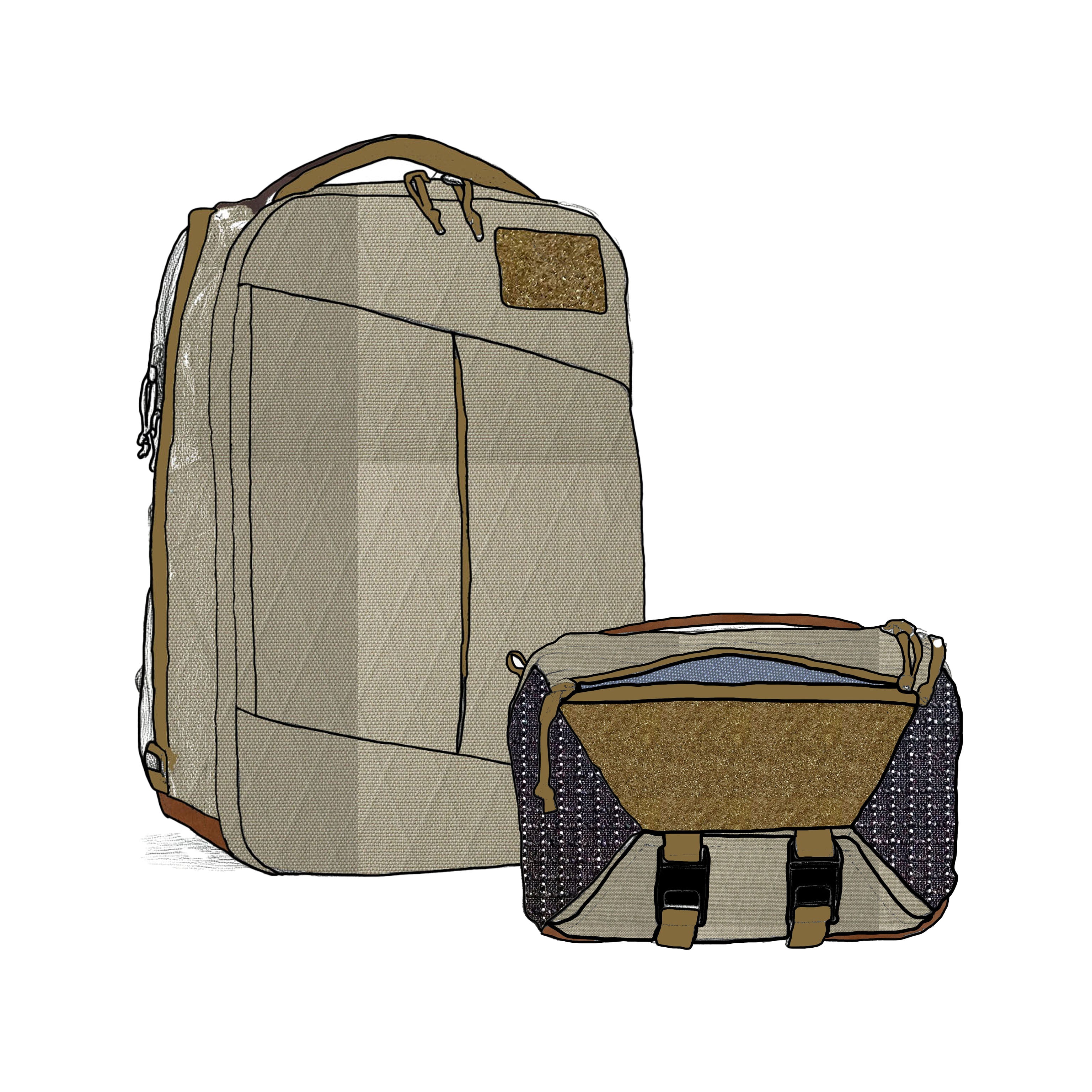 Packolab x Oddjob - X11 Edition City Carrier and Samurai Set