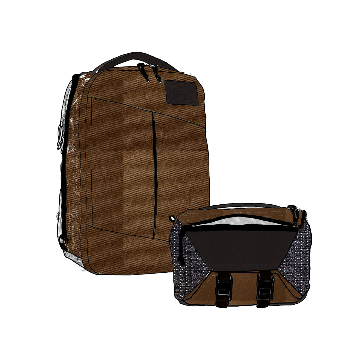 Packolab x Oddjob - X11 Edition City Carrier and Samurai Set