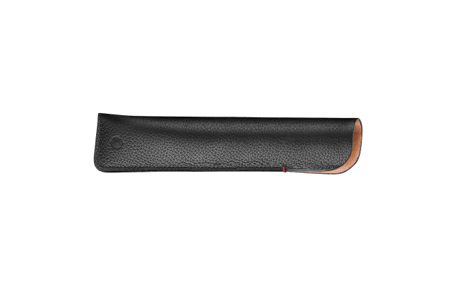 Ecridor™ Tresse Platinum-Coated Ballpoint Pen + Leather Case